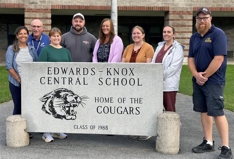 Image of the members of the 2023-24 Edwards-Knox CSD Board of Education Image of the members of the 2023-24 Edwards-Knox CSD Board of Education
